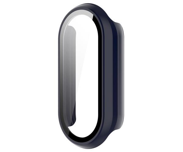 Чехол с защитным стеклом Protective Cover with Glass для Xiaomi Smart Band 9 Синий