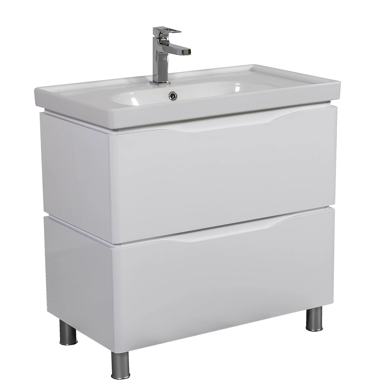 Тумба у ванну Aqua Rodos Венеція 80x45 підлогова c умивальником CeraStyle Elite Білий (АР000040215)