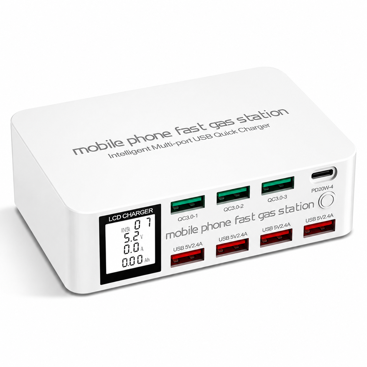 Зарядное устройство для телефонов USB на 8 портов 100 Вт (1013-925-00) Зарядное устройство для телефонов USB на 8 портов 100 Вт (1013-925-00)