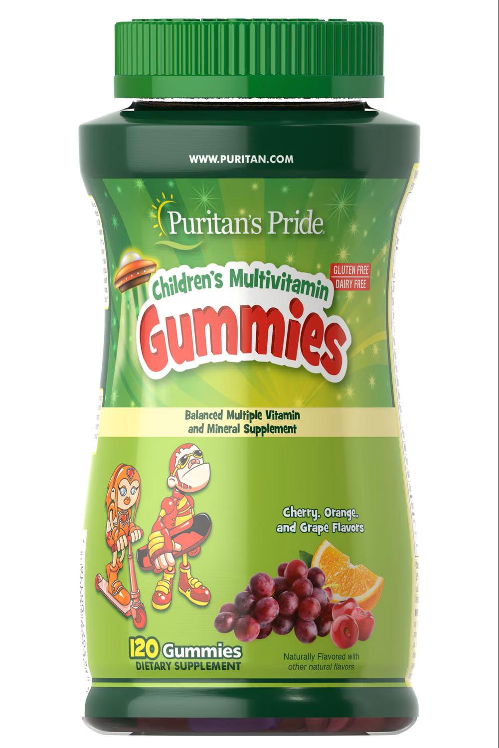 Комплекс для детей Puritan's Pride Children's Multivitamin Gummies витаминный 120 желейных конфет