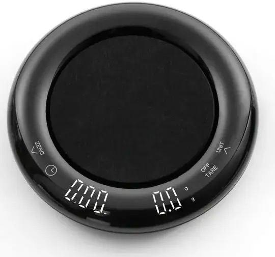Весы для кофе с таймером Nano Smart Round Scale Черный - фото 4 Весы для кофе с таймером Nano Smart Round Scale Черный - фото 4