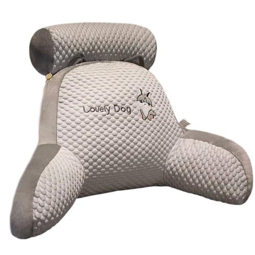 Подушка для читання під спину і шию для попереку Сірий (19) Подушка для читання під спину і шию для попереку Сірий (19)