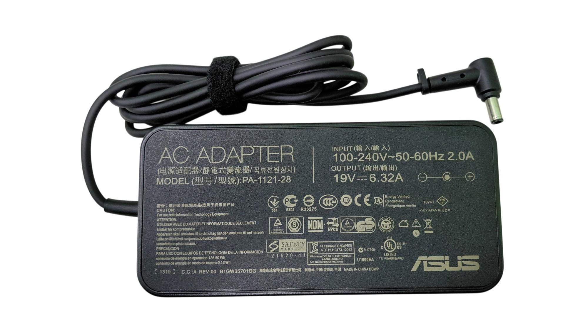 Блок питания для ноутбука Asus 120W 19V 6,32A 6,0x3,7 мм (074432)