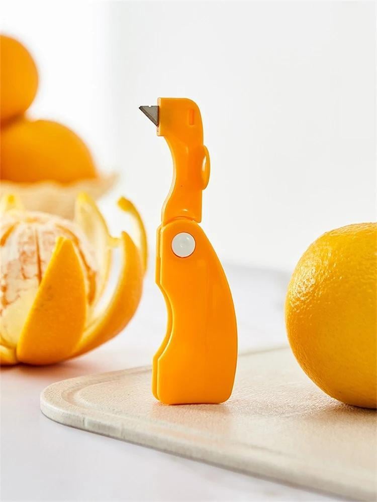Нож для чистки цитрусовых складной 1 шт. Оранжевый - фото 9 Нож для чистки цитрусовых складной 1 шт. Оранжевый - фото 9