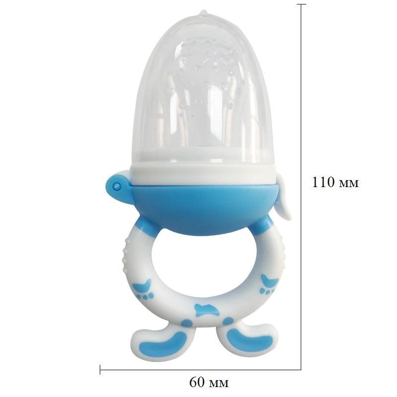 Ниблер с силиконовой сеточкой Зайчик Голубой (1062399) - фото 2 Ниблер с силиконовой сеточкой Зайчик Голубой (1062399) - фото 2