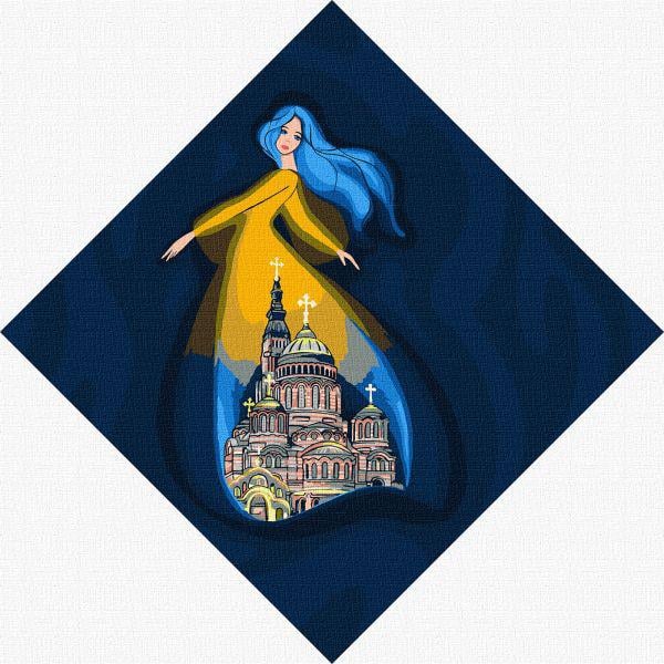 Картина по номерам Идейка Берегиня Харькова 30x30 см (KHO4914)