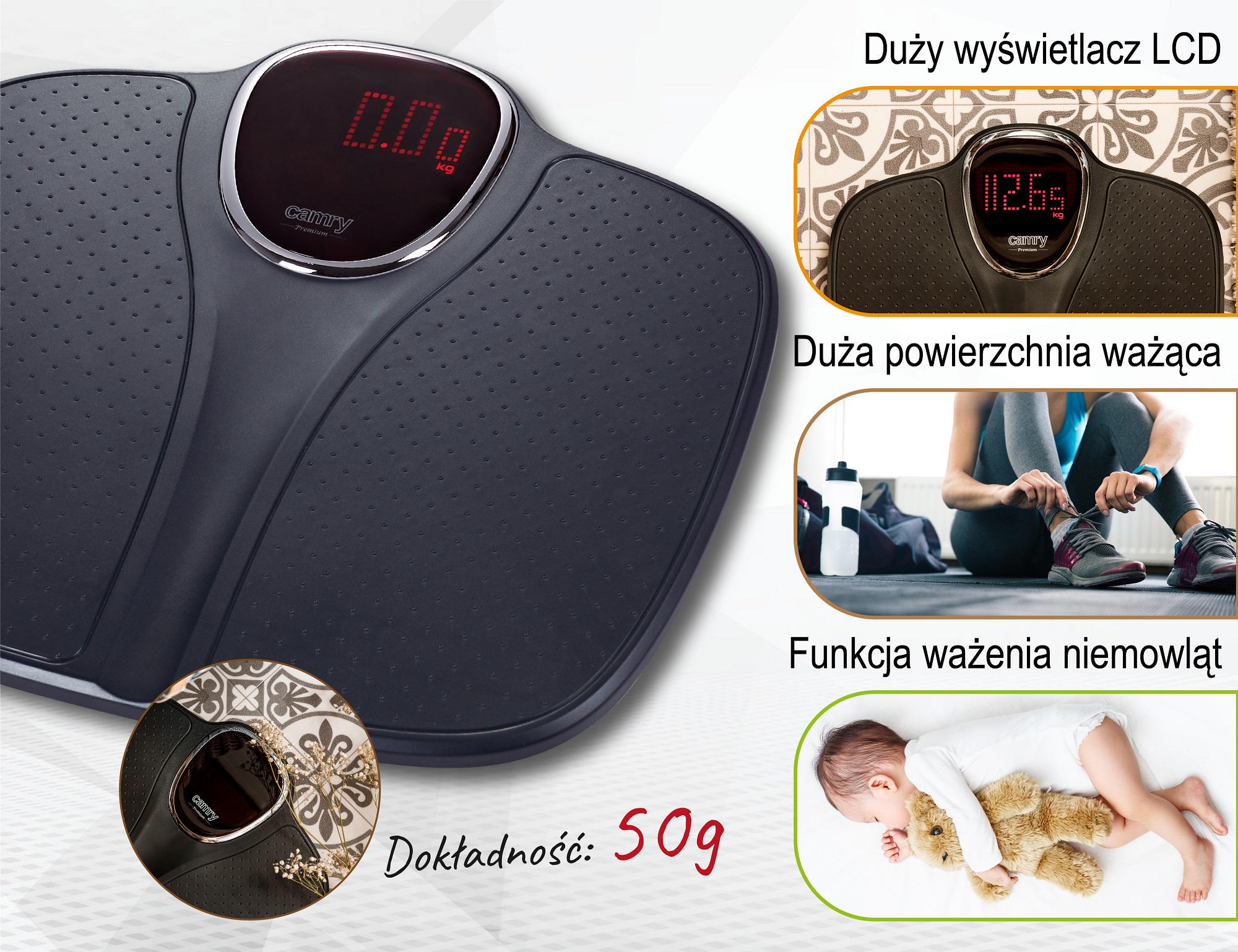 Весы напольные Camry CR 8171b 180 кг с функцией взвешивания младенцев - фото 8 Весы напольные Camry CR 8171b 180 кг с функцией взвешивания младенцев - фото 8