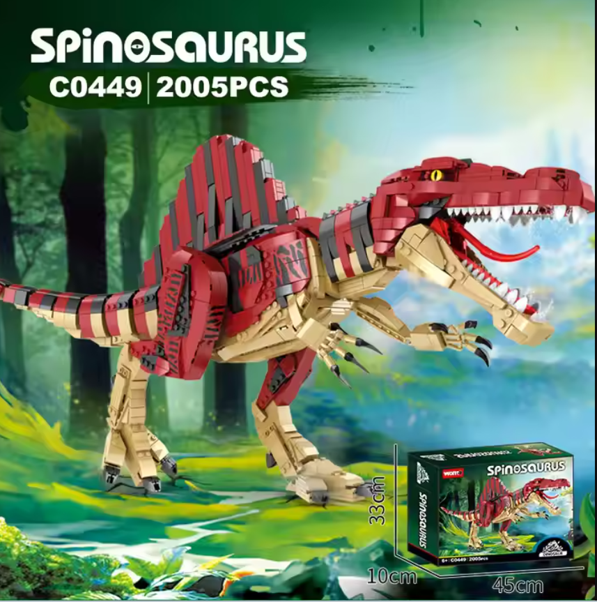 Конструктор дитячий Динозаври Спінозавр 2005 дет. (22773794) - фото 6 Конструктор дитячий Динозаври Спінозавр 2005 дет. (22773794) - фото 6