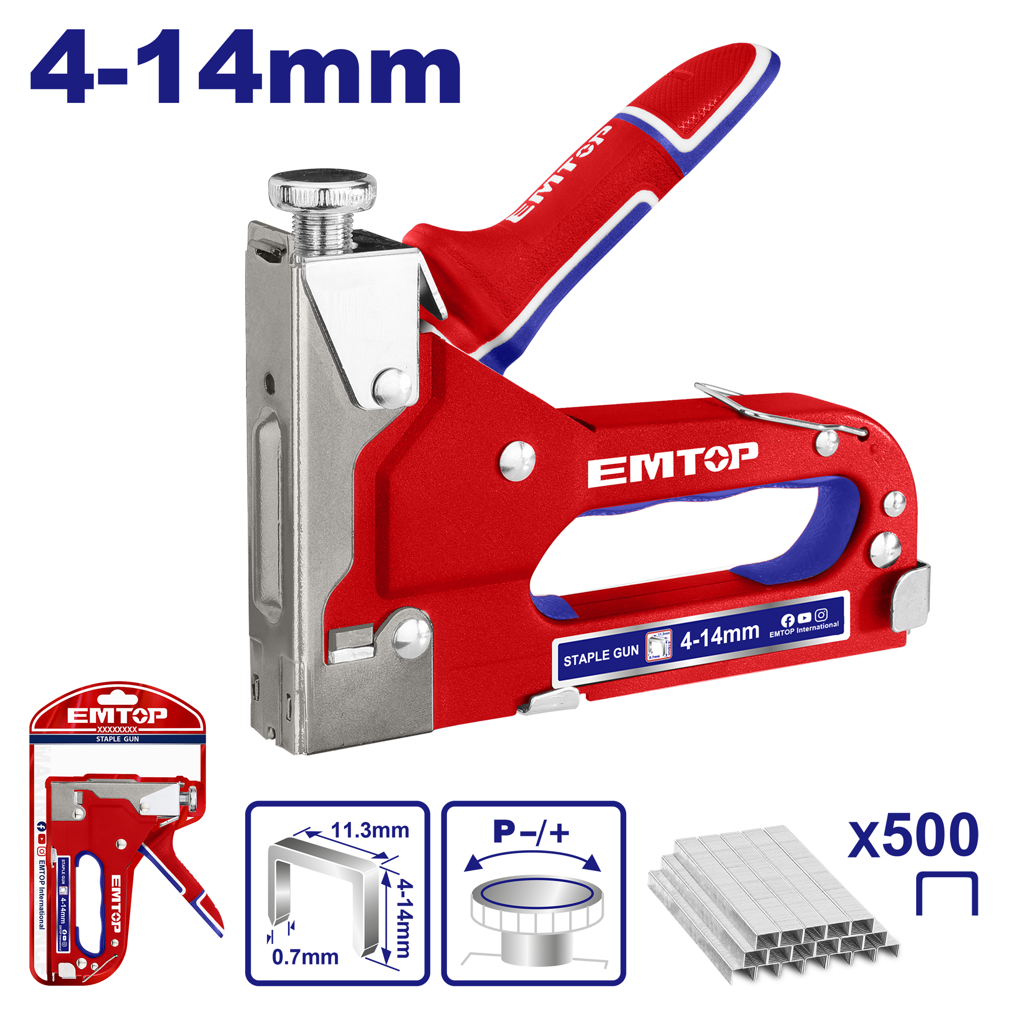 Степлер EMTOP ESGU2001 - фото 2 Степлер EMTOP ESGU2001 - фото 2