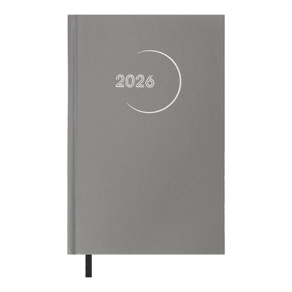 Дневник датированный 2026 Buromax Madam A5 320 стр. Серый (BM.21170-09)