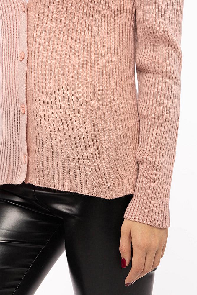 Кофта жіноча р. 42 Пудровий (SKT000842912) - фото 2 Кофта жіноча р. 42 Пудровий (SKT000842912) - фото 2