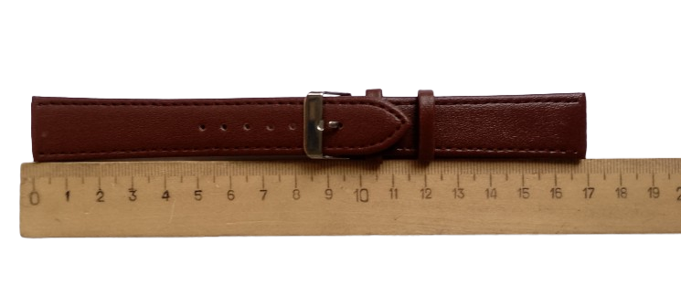 Ремінець для годинника Toscana Strap гладкий шкіряний 20 мм Коричневий (3604) - фото 3 Ремінець для годинника Toscana Strap гладкий шкіряний 20 мм Коричневий (3604) - фото 3