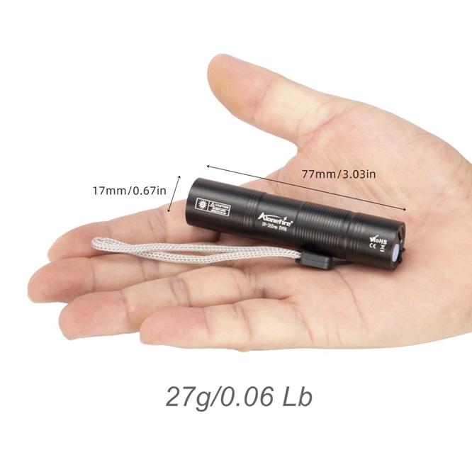 Ліхтарик ультрафіолетовий Type4 Type-C LED UV Flashlight 365 Portable Mini Ultraviolet Torch 3W Black (UVFTT4CK) - фото 6 Ліхтарик ультрафіолетовий Type4 Type-C LED UV Flashlight 365 Portable Mini Ultraviolet Torch 3W Black (UVFTT4CK) - фото 6