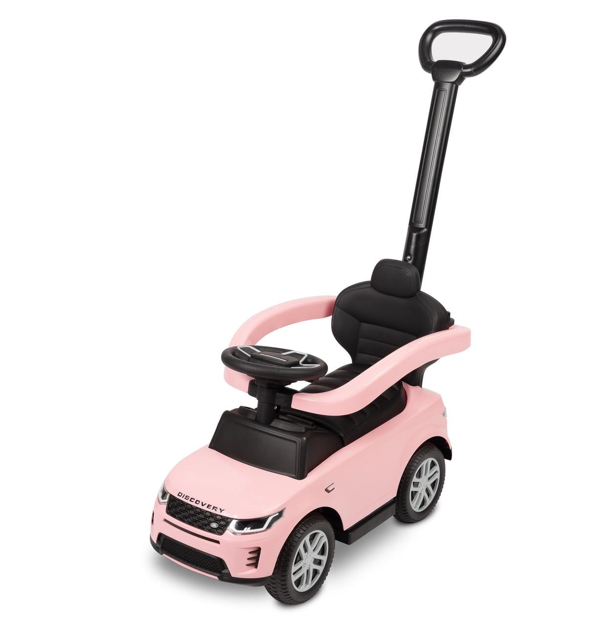 Машинка для катания Caretero Toyz LAND ROVER с родительской ручкой Pink (2667452626)
