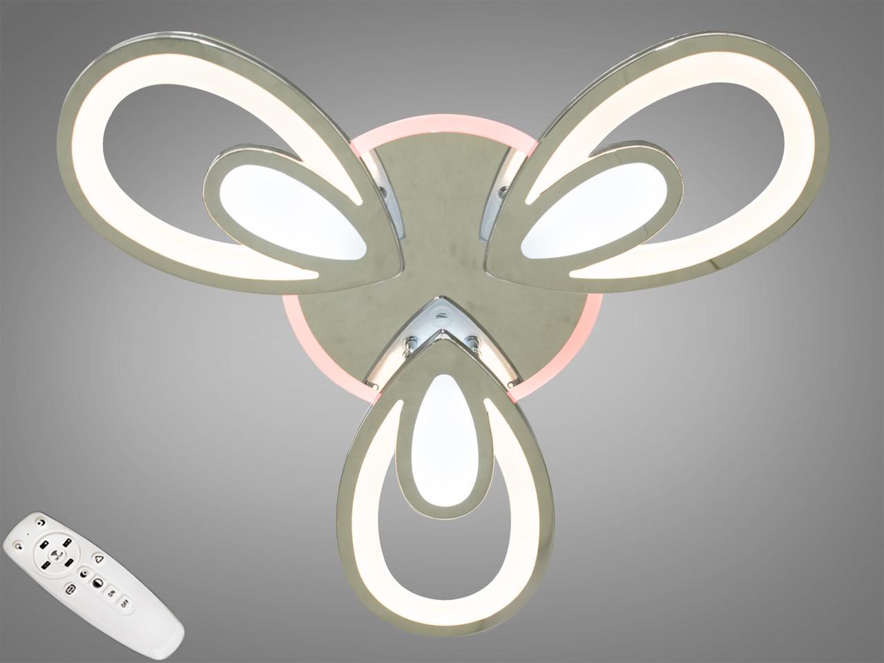 Люстра потолочная с димером LED 8122/3HR 3col dim (2437593493)