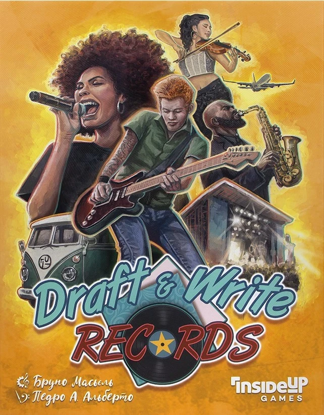 Настільна гра Draft & Write Records + 2 міні-доповнення (2010672930)
