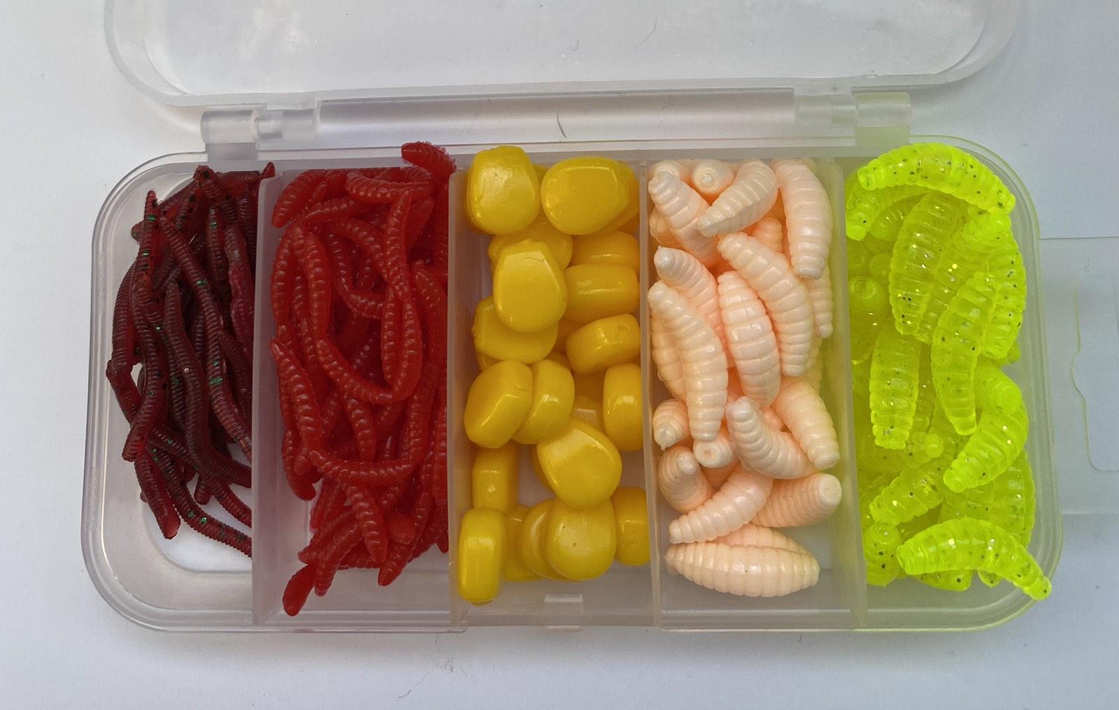 Набор японских силиконовых приманок для рыбалки 150 шт.