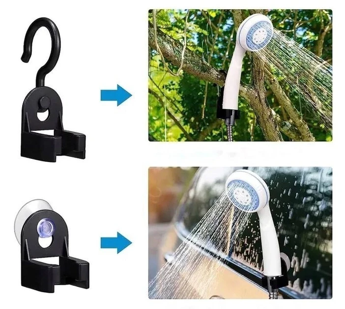 Душ портативный Travel shower кемпинговый с помпой на аккумуляторе USB (20410961) - фото 2