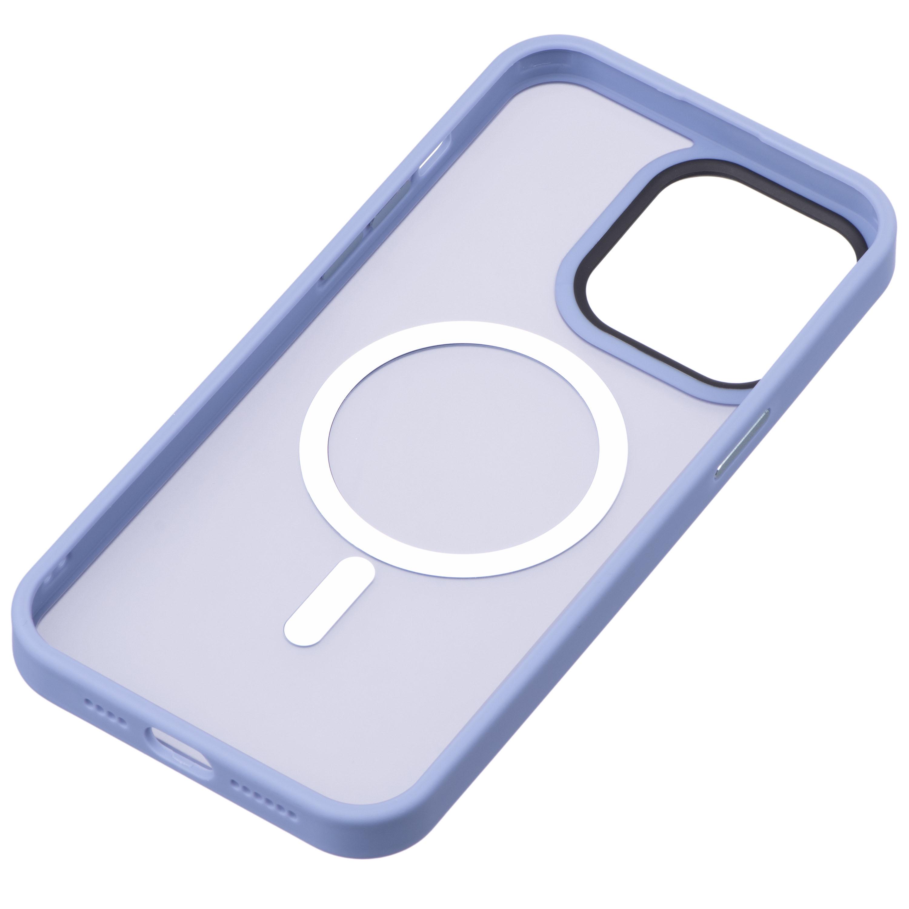 Чохол 2E Basic для Apple iPhone 15 Pro, Soft Touch MagSafe Cover, Light Blue (ERC-2E-IPH-15PR-OCLS-LB) - фото 3