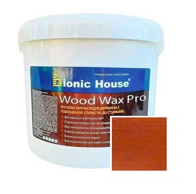 Краска-воск для дерева Wood Wax Pro 10 л Махагон (14731839)