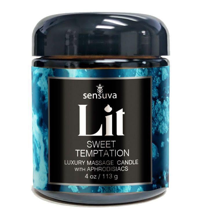 Массажная свеча Sensuva Lit Sweet Temptation Massage Candle 113 г