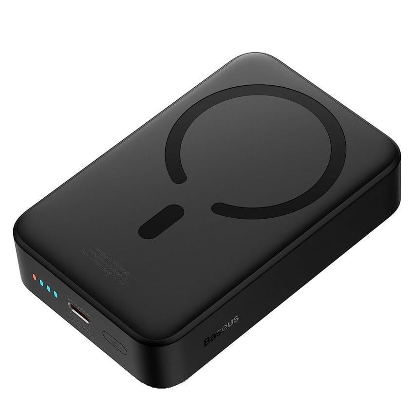 Внешний аккумулятор BASEUS с MagSafe Magnetic Mini 20W 20000 mAh Black (PPCX150001) Внешний аккумулятор BASEUS с MagSafe Magnetic Mini 20W 20000 mAh Black (PPCX150001)