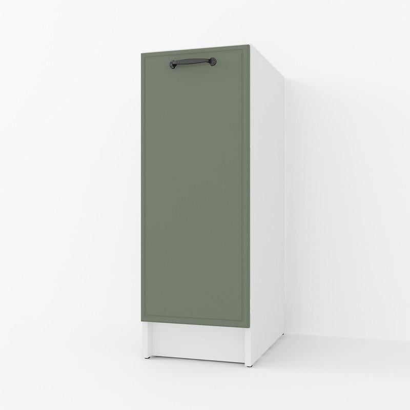 Тумба МДФ на кухню без столешницы 30 см Белый/Камуфляж (K-57)