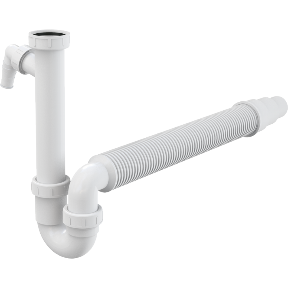 Сифон для кухонной мойки Alca Plast A83-DN50/40 1 1/2" (84678)