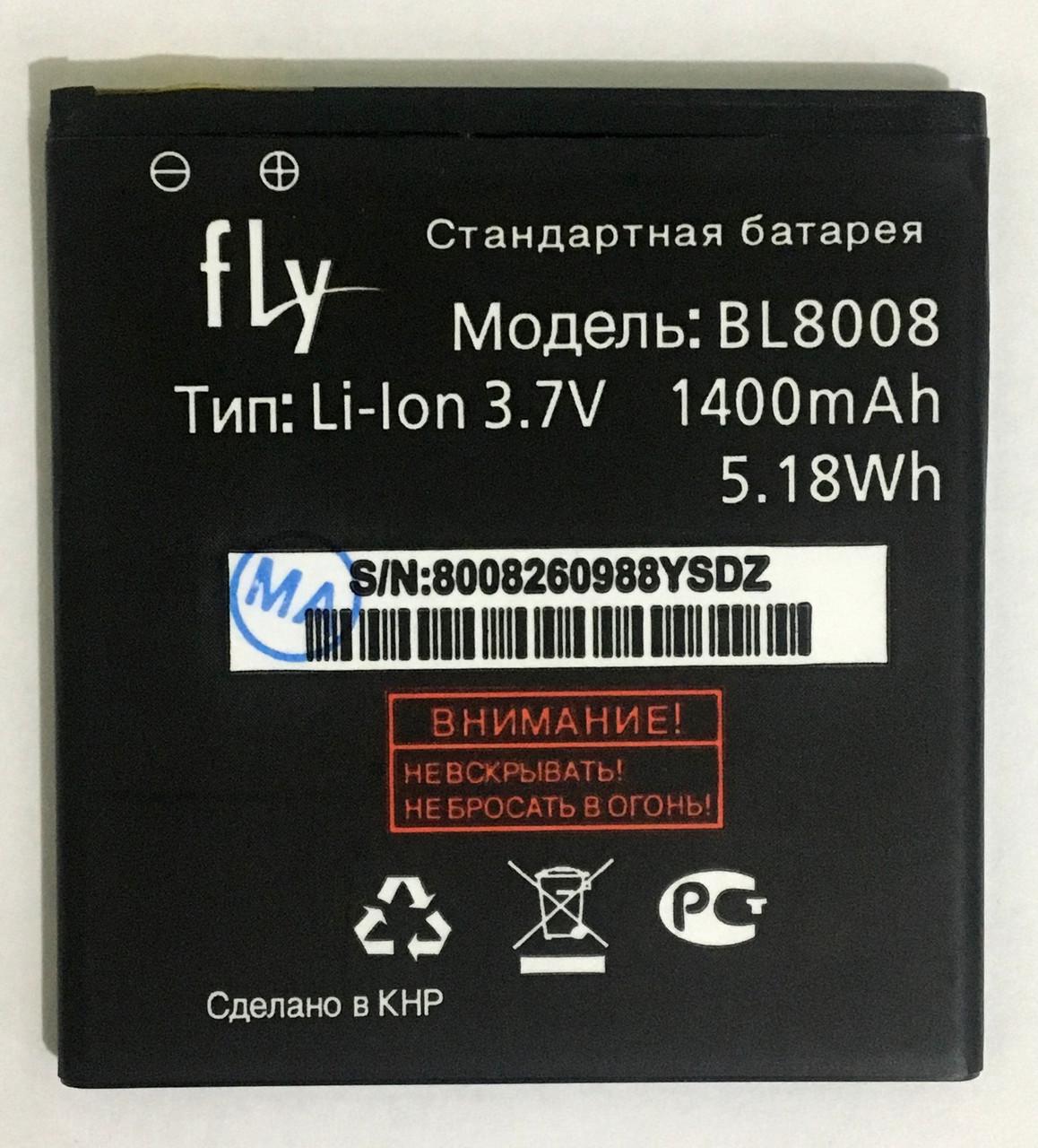 ᐉ Аккумулятор BL8008 для Fly FS401 Stratus 1 1400 mAh