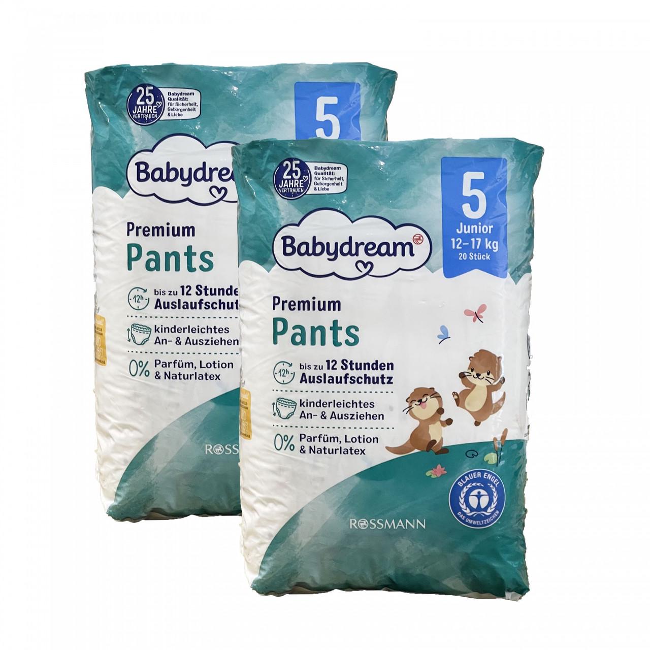 Підгузки-трусики дитячі Babydream Premium 5 р. 12-17 кг 40 шт. (1838195535)