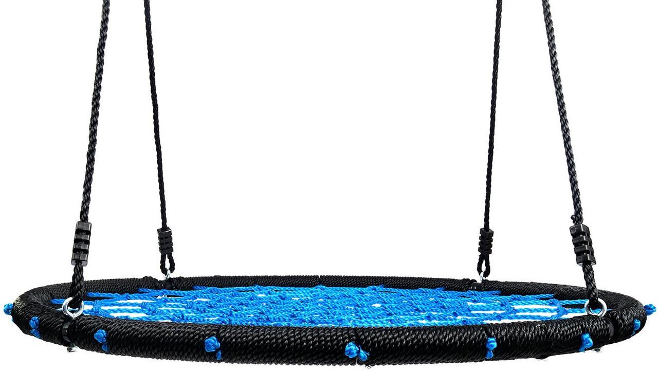 Качели Funfit Гнездо аиста до 150 кг 100 см Blue (2614) - фото 4 Качели Funfit Гнездо аиста до 150 кг 100 см Blue (2614) - фото 4