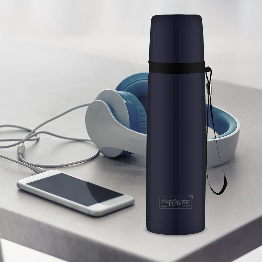 Термос питний Maestro з нержавіючої сталі 0,5 л Чорний (MR-1642-50) - фото 2 Термос питний Maestro з нержавіючої сталі 0,5 л Чорний (MR-1642-50) - фото 2