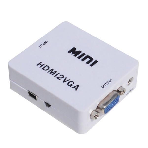 Конвертер переходник HDMI на VGA с поддержкой звука GT (3270) Конвертер переходник HDMI на VGA с поддержкой звука GT (3270)