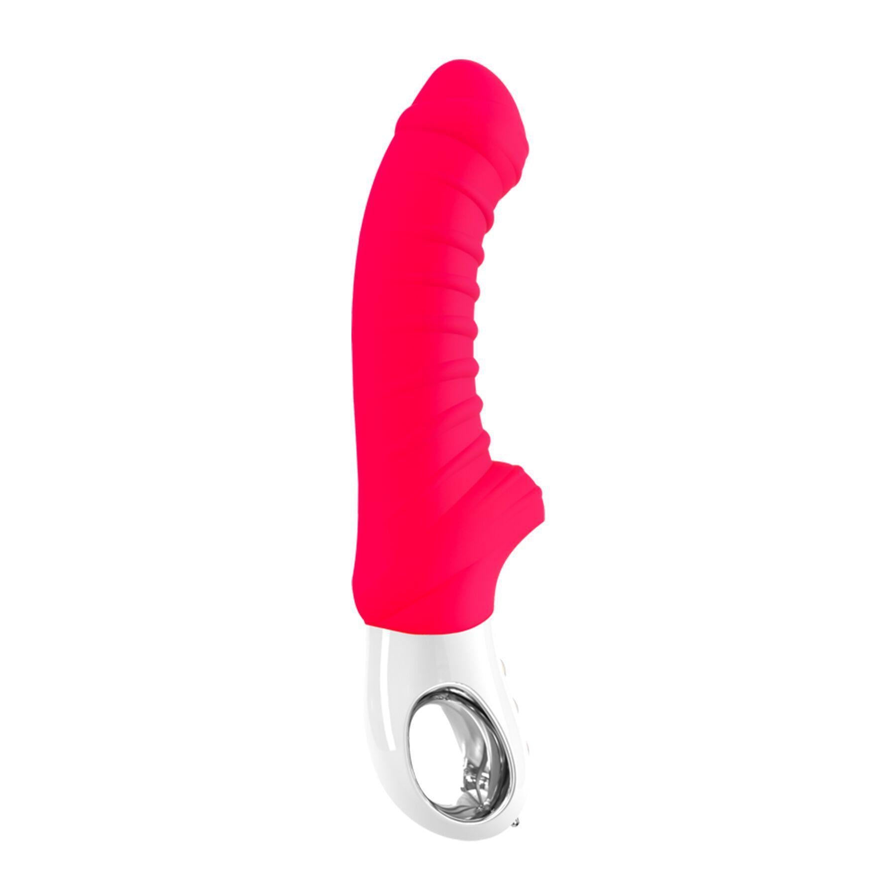 Вибратор для точки G Fun Factory TIGER india ребристый/подходит для анальной стимуляции Red (SX0939)