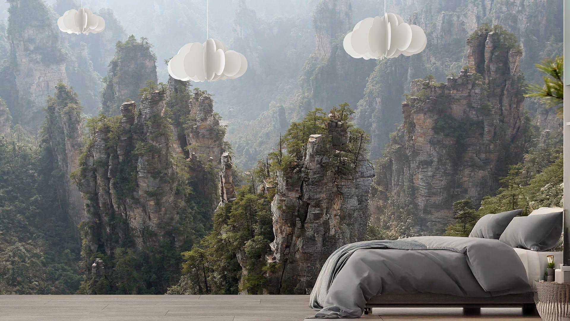 Фотошпалери флізелінові Styleo Print-walls Лісовий парк Чжанцзяцзе 0269 400х250 см (Pw-0269/4)