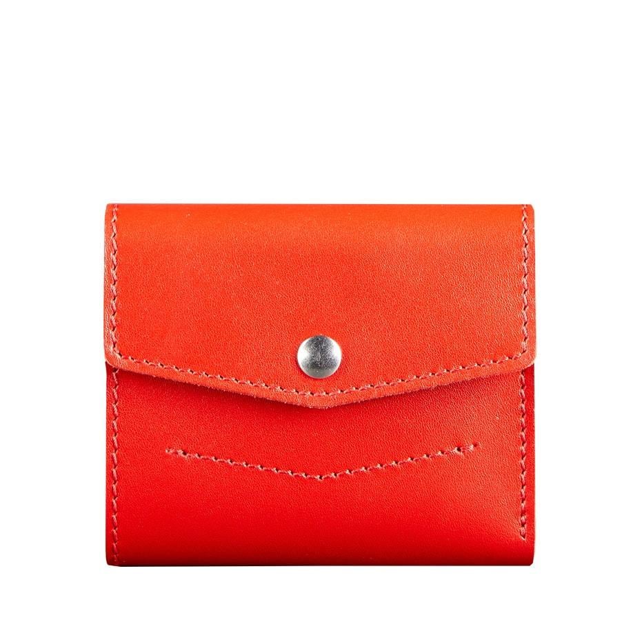 Гаманець шкіряний жіночий BlankNote 2.1 Яскраво-червоний (A-026414)