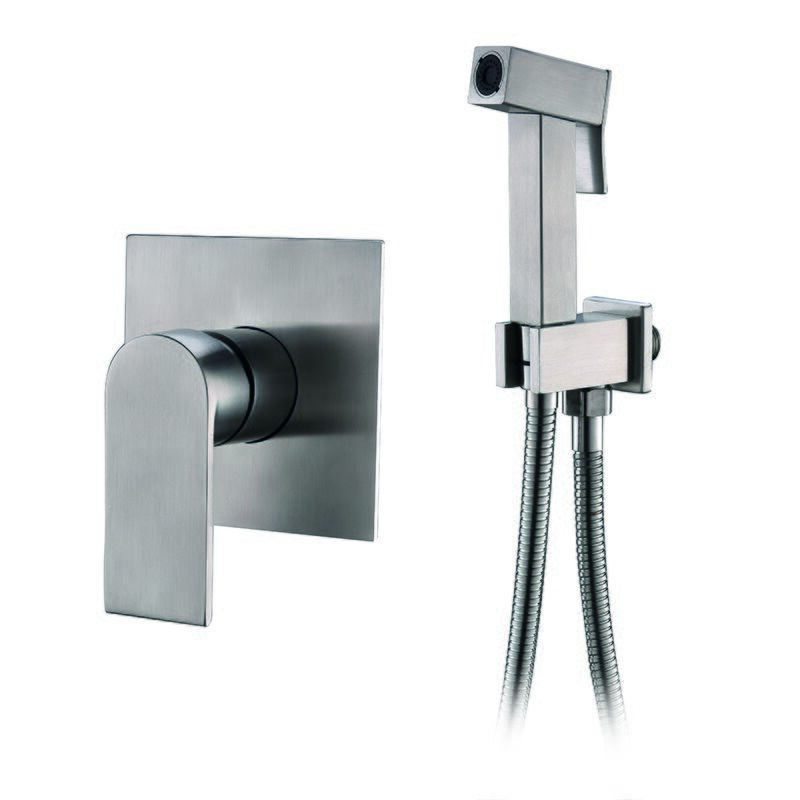 Смеситель для гигиенического душа KOER KI-23015-02 Нержвавеющая сталь (KR4786)