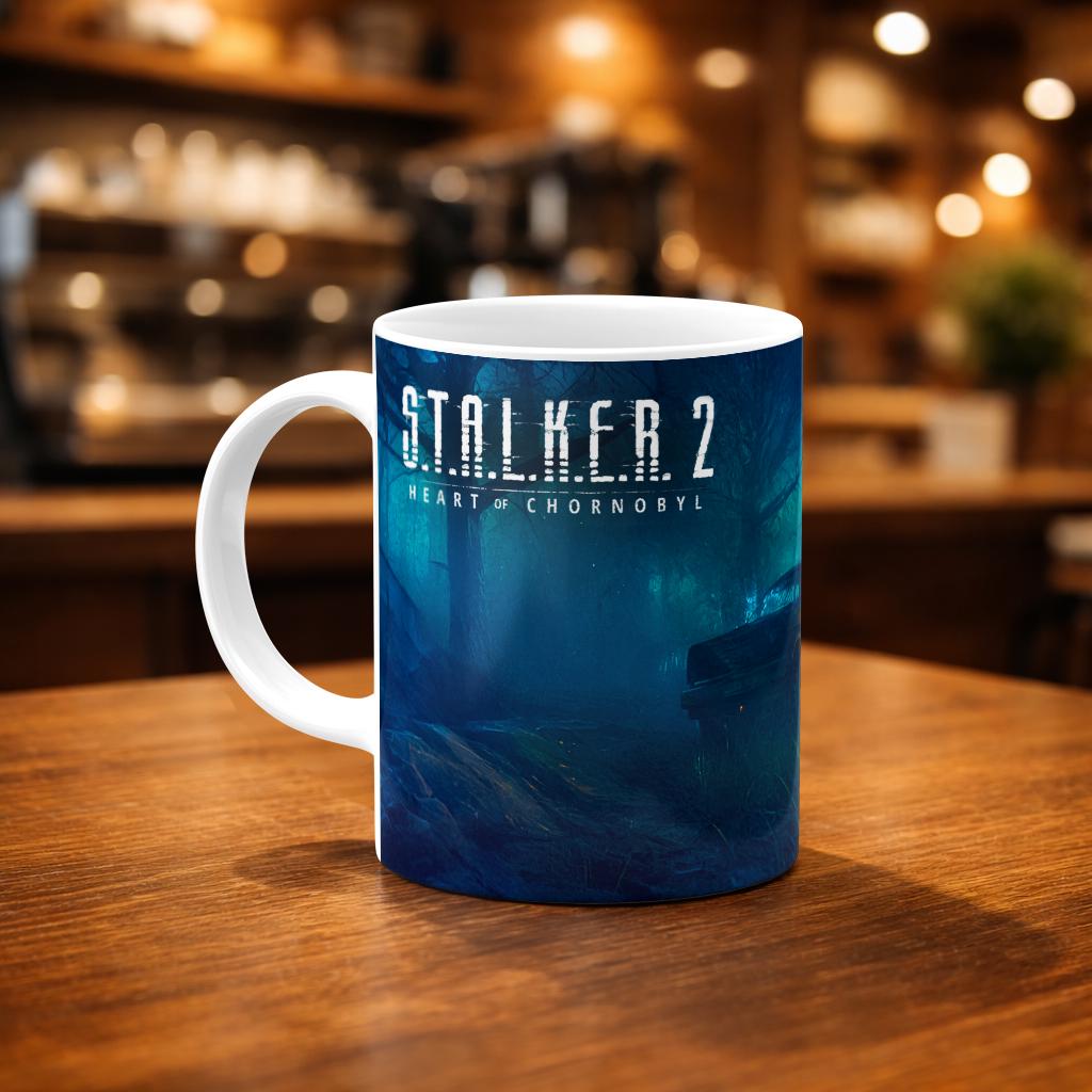 Чашка STALKER 2 Энергия Зоны 330 мл Белый