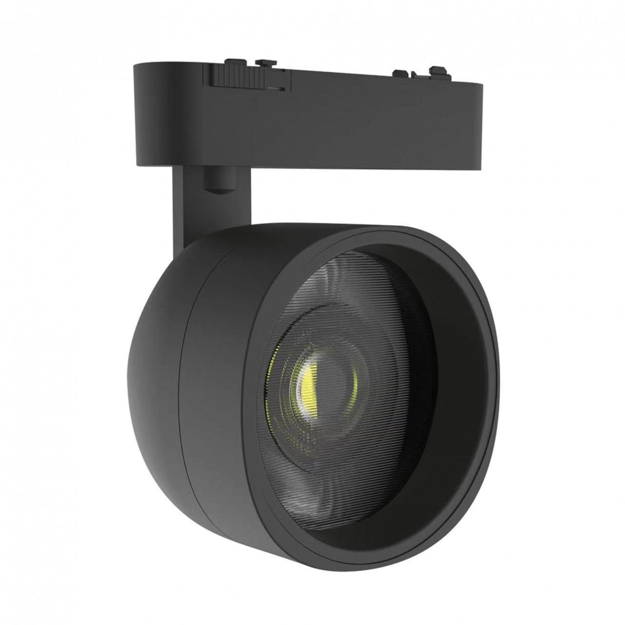 LED Светильник магнитный трековый поворотный VIDEX 18W 4000K 48V Black (VL-TRMS-LA78B) 32/ящ