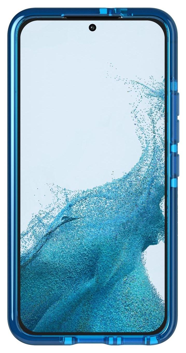 Противоударный чехол силиконовый Tech21 Evo Check для Samsung Galaxy S22 (6.1 ) Blue - фото 9