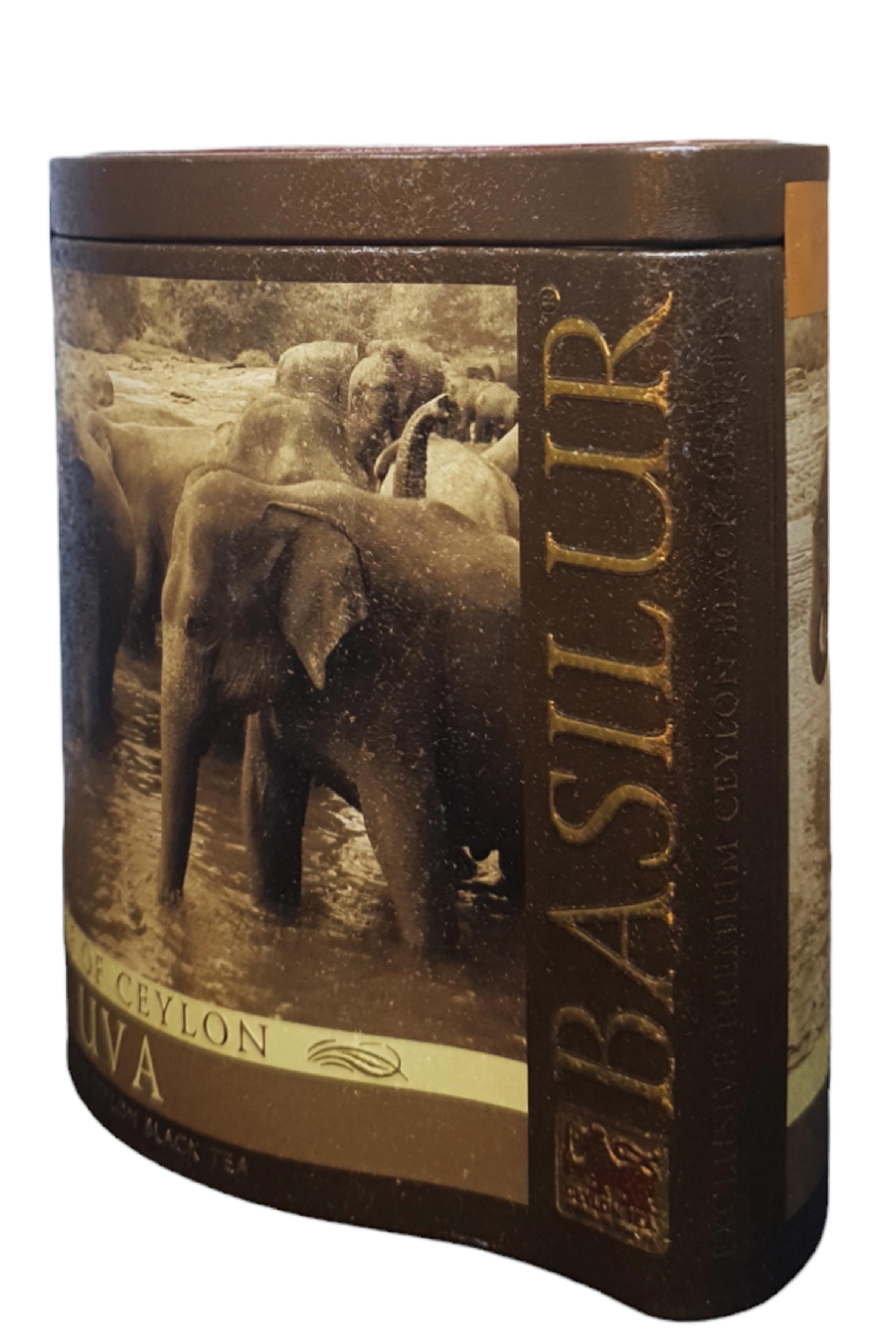 Чай чорний цейлонський Basilur листовий Ува в металевій банці 100 г (57728) - фото 2 Чай чорний цейлонський Basilur листовий Ува в металевій банці 100 г (57728) - фото 2