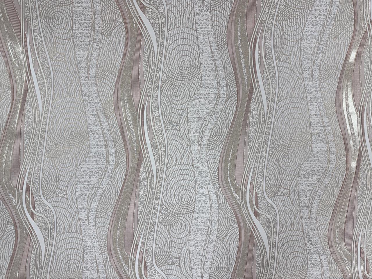 Обои виниловые на флизелиновой основе 10 м Розовый (3726-02)