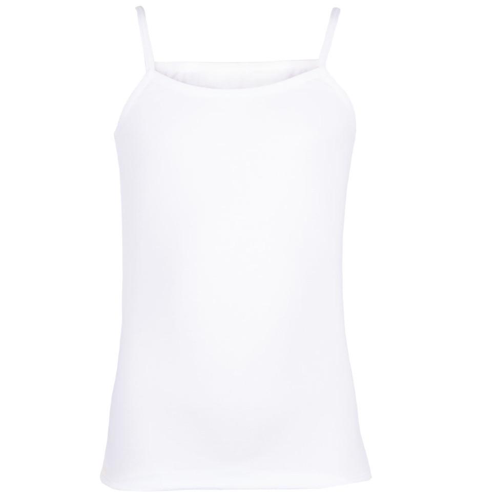 Майка детская для девочки GABBI на бретельках 140 см Белый (10042)