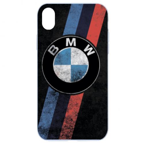 Чехол для iPhone XR BMW grunge logo