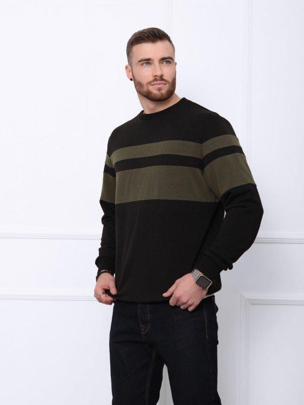 Мужская толстовка ISSA Plus XXL Черный (GN-413)