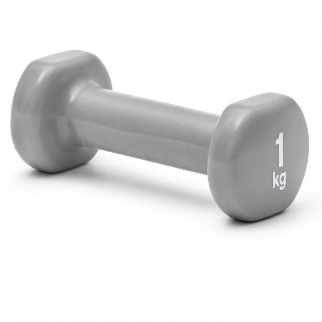 Гантелі Reebok Dumbbells Unisex 1 кг Сірий (885652018210) - фото 1