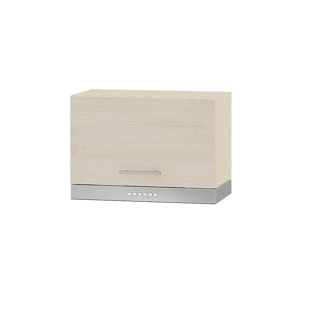 Шкаф верхний Эверест Оптима модуль Верх для вытяжки В15-600 60х30х36 см Шамони Светлый/Дуб молочный (03748) - фото 1