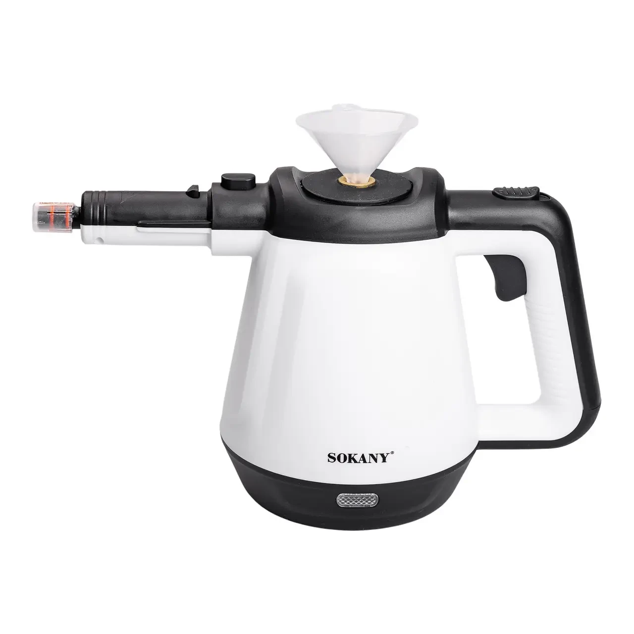 Пароочиститель Sokany SK-11047 ручной с набором насадок Белый (27968900) - фото 4