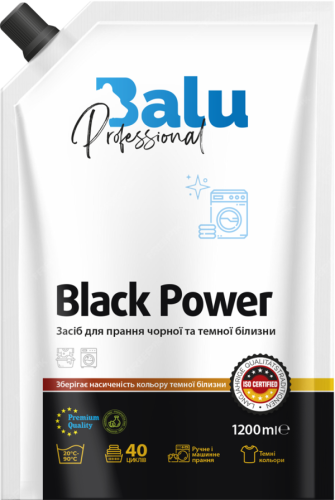 Гель для прання Balu Black Power для чорної та темної білизни 1,2 л (00000013435)