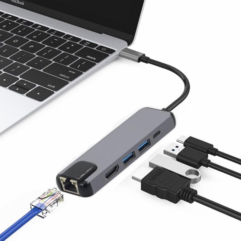 USB-хаб AC-500 Type-C Черный (43574-_271) - фото 4